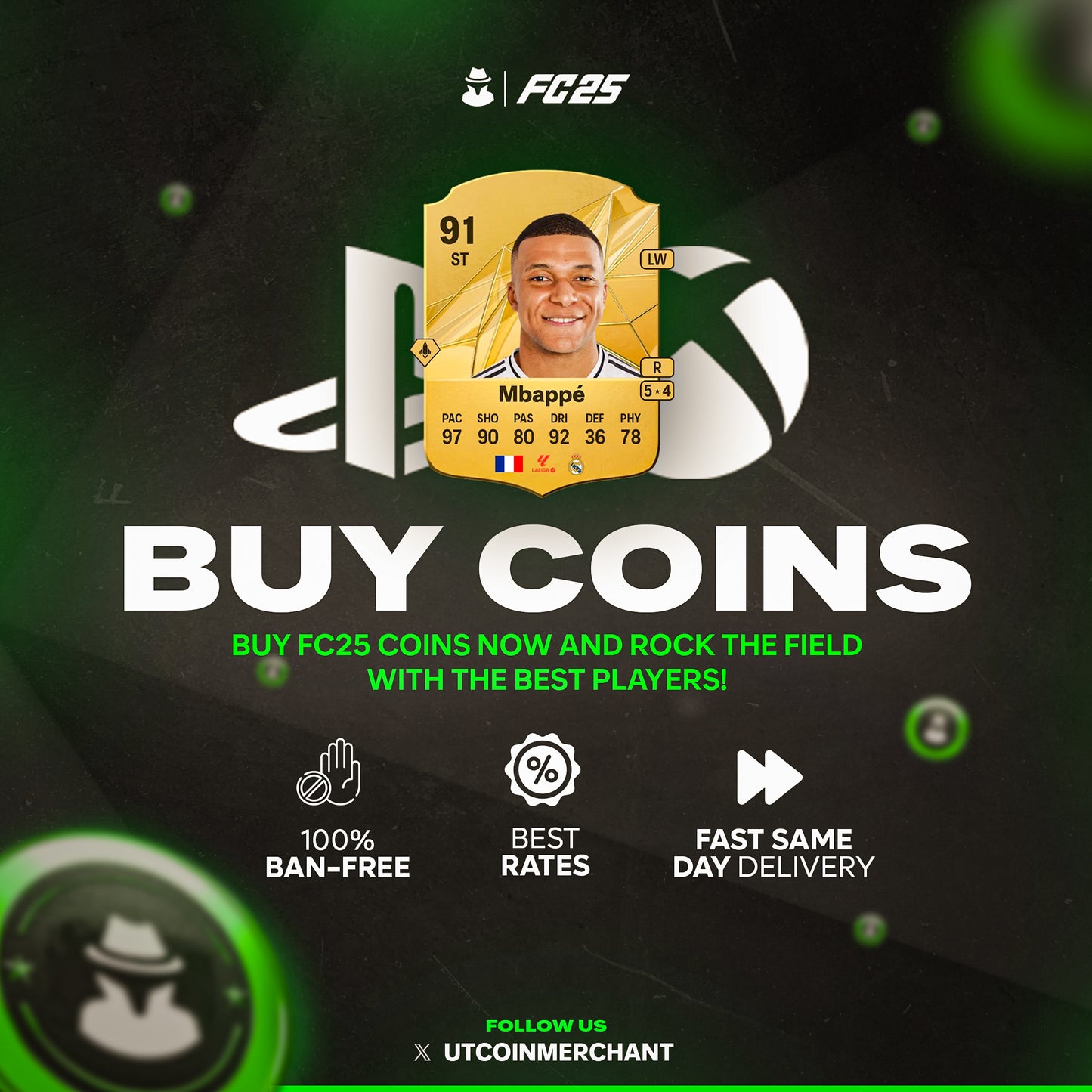 EAFC 25 COINS PS4/PS5/XBOX